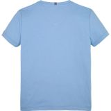 Tommy Hilfiger - TOMMY SCRIPT SEQUINS TEE SS - T-shirt - Cloudy Blue - Voor Kinderen Tot 16 Jaar