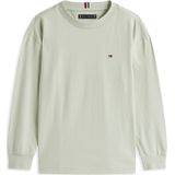 Tommy Hilfiger - Longsleeve - Lichtgroen - 100% Katoen