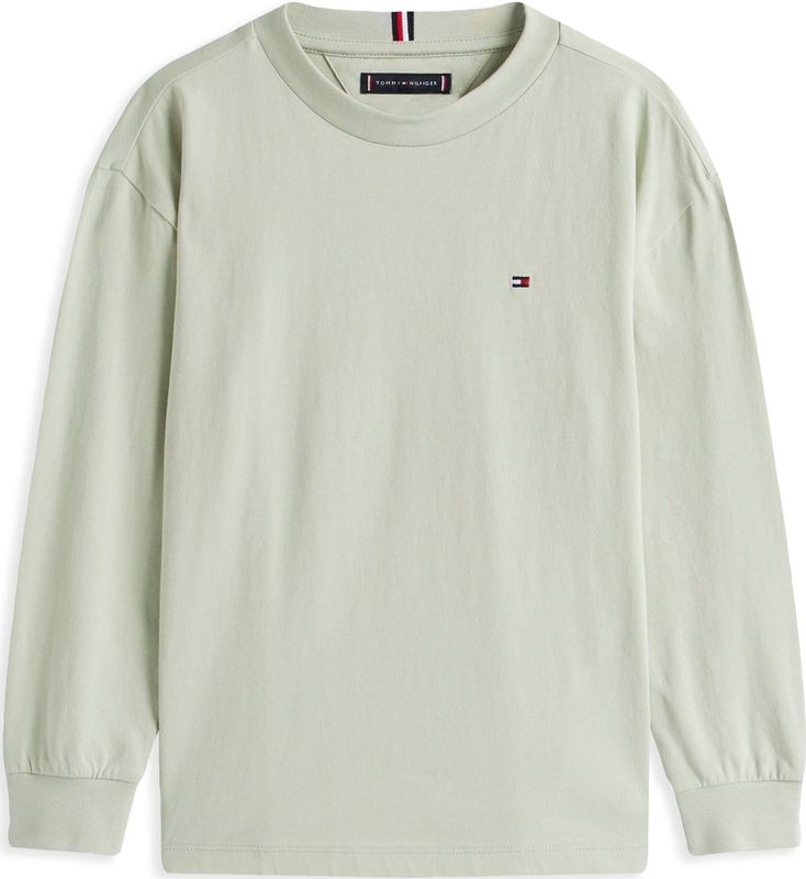 Tommy Hilfiger - Longsleeve - Lichtgroen - 100% Katoen