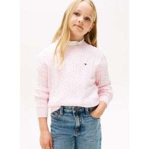 Light Pink - Sweater - Ronde Hals - Lange Mouwen - Regular Fit