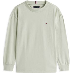 Tommy Hilfiger - Longsleeve - Lichtgroen - 100% Katoen