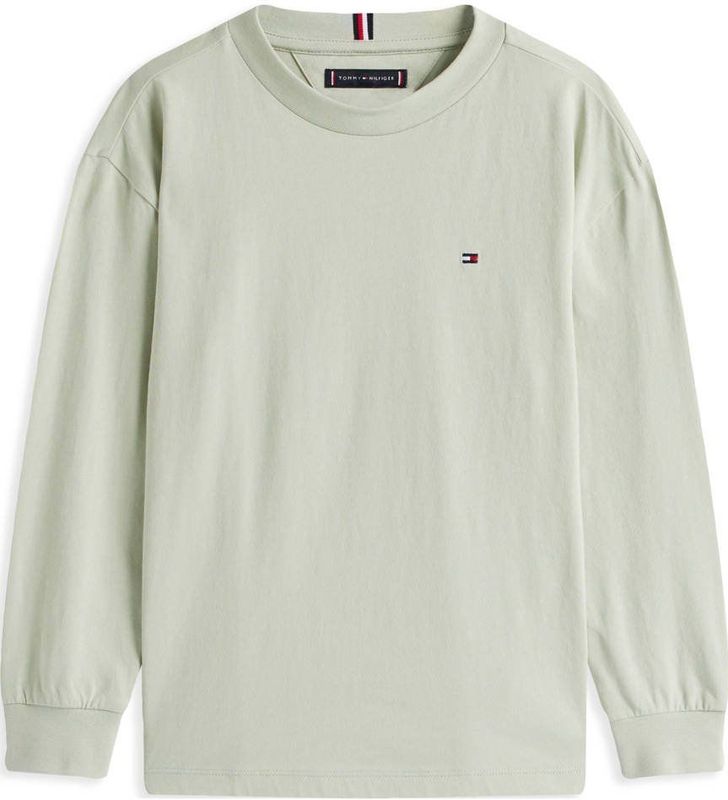 Tommy Hilfiger - Longsleeve - Lichtgroen - 100% Katoen