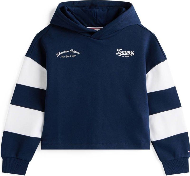 Tommy Hilfiger - Hoodie - Sweater - Zacht - Geribbelde Boorden