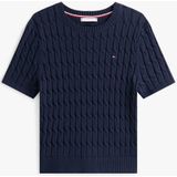 Gebreide Trui - Effen - Knitwear - Slanke Pasvorm - Ronde Hals