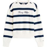 Tommy Hilfiger - Sweatstof - Ivory Silk/Dark Night Navy - Regular Fit