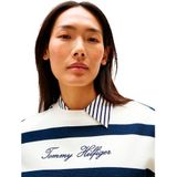 Tommy Hilfiger - Sweatstof - Ivory Silk/Dark Night Navy - Regular Fit