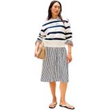 Tommy Hilfiger - Sweatstof - Ivory Silk/Dark Night Navy - Regular Fit