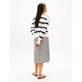 Tommy Hilfiger - Sweatstof - Ivory Silk/Dark Night Navy - Regular Fit