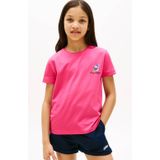 TOMMY HILFIGER Shirt  donkerbeige / royal blue/koningsblauw / fuchsia / watermeloen rood