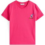 TOMMY HILFIGER Shirt  donkerbeige / royal blue/koningsblauw / fuchsia / watermeloen rood