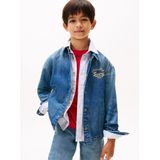 TOMMY HILFIGER - Tussenjas - Blauw - Denim