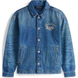 TOMMY HILFIGER - Tussenjas - Blauw - Denim