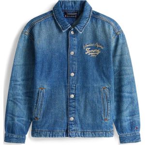 TOMMY HILFIGER - Tussenjas - Blauw - Denim