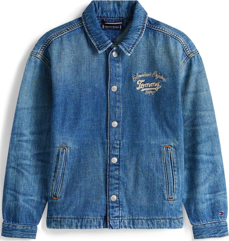 TOMMY HILFIGER - Tussenjas - Blauw - Denim
