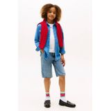 Tommy Hilfiger - Regular Fit - Jeansoverhemd - Mêlee - Puur Katoen