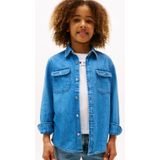 Tommy Hilfiger - Regular Fit - Jeansoverhemd - Mêlee - Puur Katoen