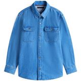 Tommy Hilfiger - Regular Fit - Jeansoverhemd - Mêlee - Puur Katoen