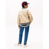 TOMMY HILFIGER - College Jacket - Beige - Licht Gevoerd - Gerecycled Materiaal