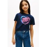 TOMMY HILFIGER Shirt  navy / aqua / rosa