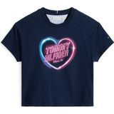 TOMMY HILFIGER Shirt  navy / aqua / rosa