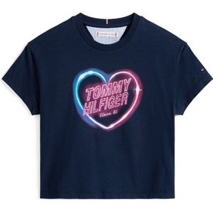 TOMMY HILFIGER Shirt  navy / aqua / rosa