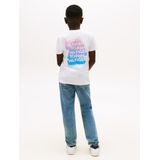 TOMMY HILFIGER Shirt  lichtblauw / sering / lichtroze / wit