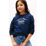 TOMMY HILFIGER - Sweatshirt - Nachtblauw - Met Logoprint
