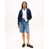 Tommy Hilfiger Hoodie met ritssluiting voor dames, Blauw (Donker Nacht Marine), XXS