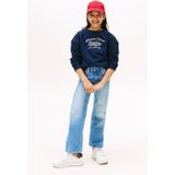 Sweater - Ronde Hals - Zwart - Sweatstof - Logoprint