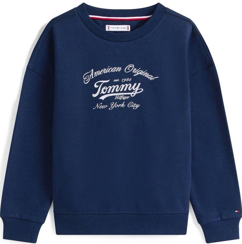 Sweater - Ronde Hals - Zwart - Sweatstof - Logoprint