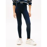 Tommy Hilfiger - Legging - Dark Night Navy - Voor Kinderen Tot 16 Jaar - Met Logo-opdruk