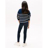 Tommy Hilfiger - Legging - Dark Night Navy - Voor Kinderen Tot 16 Jaar - Met Logo-opdruk