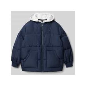 Regular fit gewatteerd jack met vulling van dons en veren