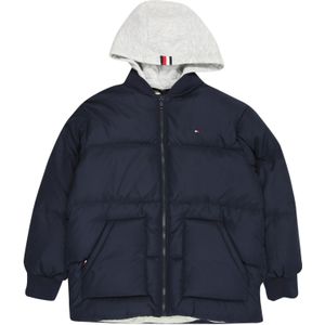 Regular fit gewatteerd jack met vulling van dons en veren