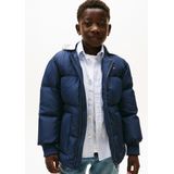Regular fit gewatteerd jack met vulling van dons en veren