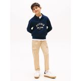 Tommy Hilfiger - HILFIGER GRAPHIC SWEATSHIRT - Dark Night Navy - Sweatshirt - Voor Kinderen Tot 16 Jaar