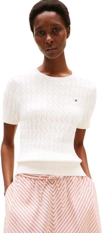 Tommy Hilfiger - Pull - Wit - Zijde