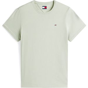 Tommy Jeans - TJM Original Slim Fit T-shirt - Groen - Biologisch Katoen