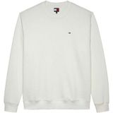 Tommy Jeans - Sweatshirt - Katoen - Ronde Hals - Geribbelde Randen