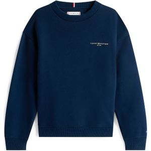 Pulli - Dark Night Navy - Kinderen tot 16 Jaar - Ronde Hals - Lange Mouwen