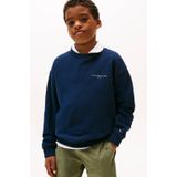 Tommy Hilfiger - MINI CORP C-NECK SWEATSHIRT - Dark Night Navy - Sweatshirt - Voor Kinderen tot 16 Jaar