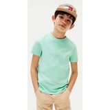 T-shirt - Menthol - Korte Mouwen - Ronde Hals - Unikleur