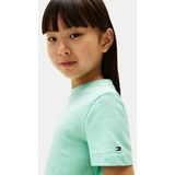 T-shirt - Menthol - Korte Mouwen - Ronde Hals - Unikleur