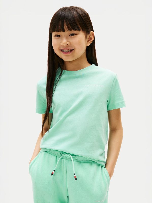 T-shirt - Menthol - Korte Mouwen - Ronde Hals - Unikleur