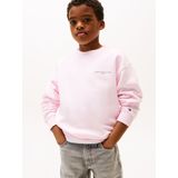 Sweater - Ronde Hals - Sweatstof - Logoprint - Geribbelde Kraag