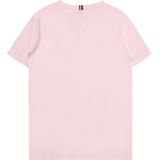T-shirt - Light Pink - Korte Mouwen - Ronde Hals - Logoborduursel