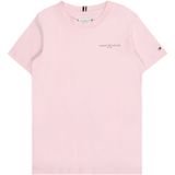 T-shirt - Light Pink - Korte Mouwen - Ronde Hals - Logoborduursel
