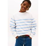 Tommy Hilfiger - Sweater - Zacht Katoen en Polyester - Ronde Hals - Lange Mouwen