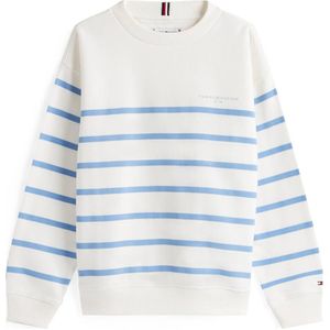 Tommy Hilfiger - Sweater - Zacht Katoen en Polyester - Ronde Hals - Lange Mouwen