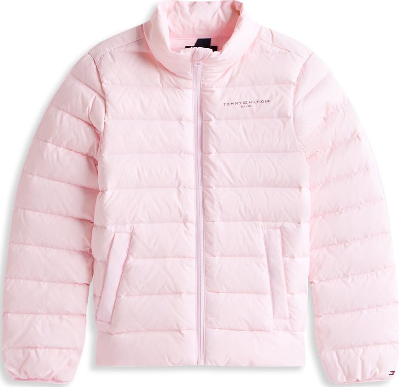 TOMMY HILFIGER - ESSENTIAL - Tussenjas - Rosa/Zwart - Gewatteerd